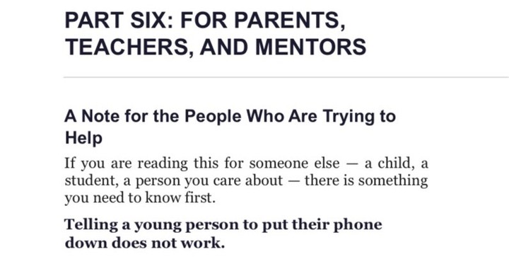 Stolen Part Six: For Parents, Teachers, and Mentors